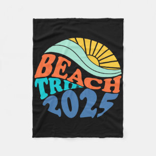 Beach Trip 2025 Beach Matching Family Summer Vacat Fleecedecke