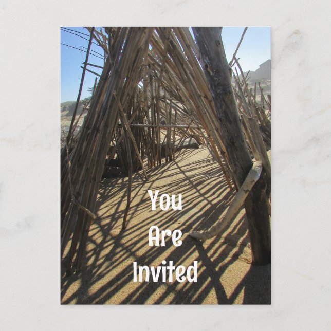 Beach Trip Ansammlung Family Wiedersehen Einladung Postkarte (Vorderseite)