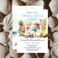 Beach Tropical Cocktails Junggeselinnen-Abschied