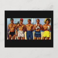 Beach Typs der 50er Jahre