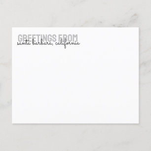 Beach Umbrella Vermietung - Postkarte