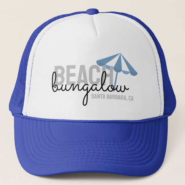 Beach Umbrella Vermietung - Truckerkappe (Vorderseite)