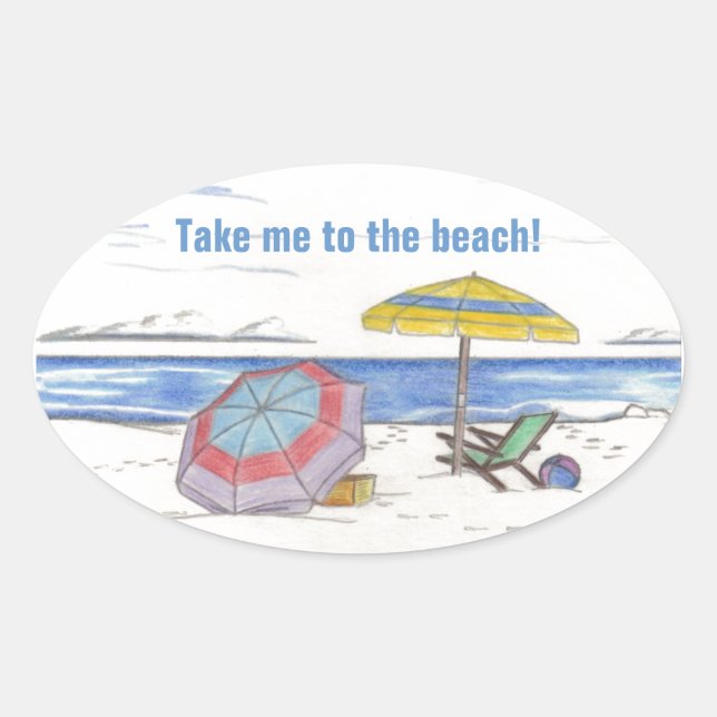 BEACH UMBRELLAS Aufkleber (4) (Vorderseite)