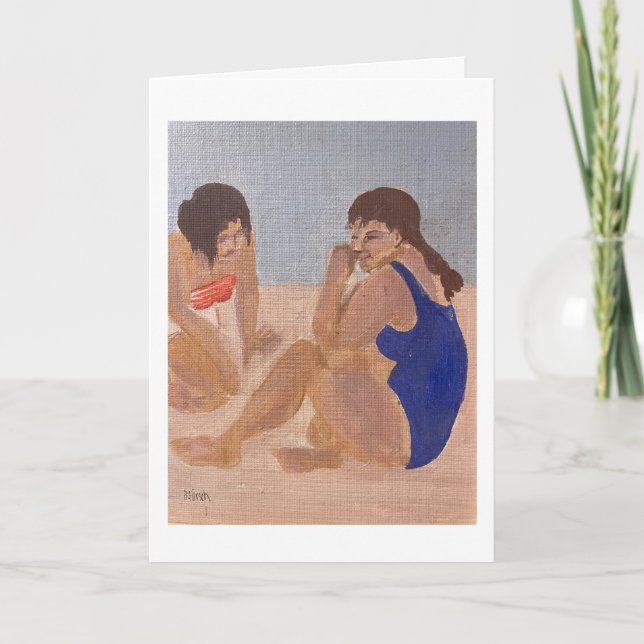 Beach Vacacation Card Karte (Vorderseite)