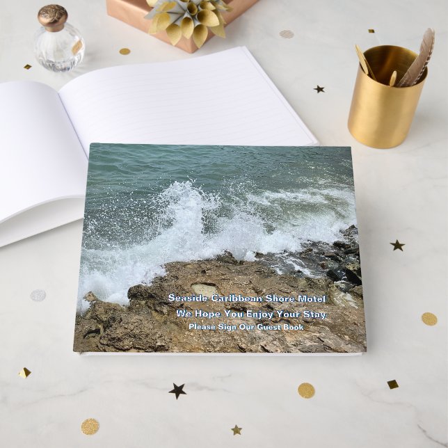 Beach Vacation House Hotel Inn Rental Gästebuch (Vorderseite Offen)