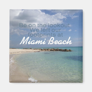 Beach Vacation Reise Souvenir Magnet Miami Etc