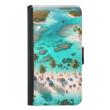 Beach Vacation Resort mit klarem blauem Wasser akt