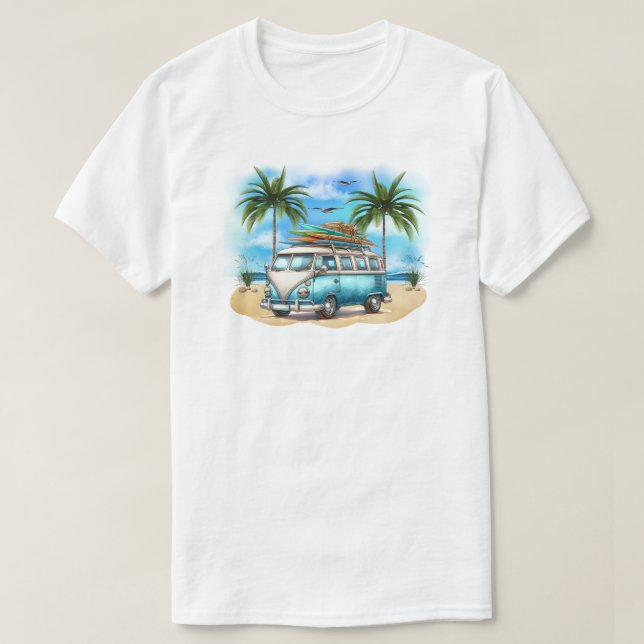 Beach Van T - Shirt (Design vorne)
