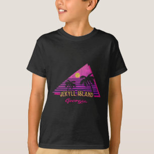 Beach Vaporwave Vacation Souvenir Jekyll Island T-Shirt