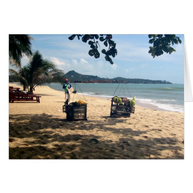 Beach Vendings ... Lamai Beach, Koh Samui Island (Vorderseite (Horizontal))