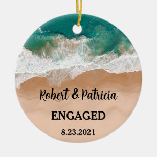 Beach Verlobt Keepake Verlobung 2022 Keramik Ornament