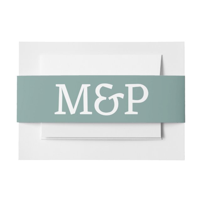 Beach Vibe Aquamarin Einladungsbanderole (Vorderseite Beispiel)