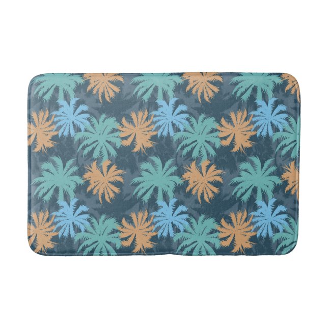 Beach Vibe Palm Tree Badematte (Vorderseite)