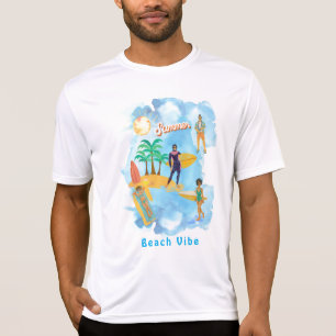 BEACH VIBE Sport-Tek Wettbewerber T - Shirt