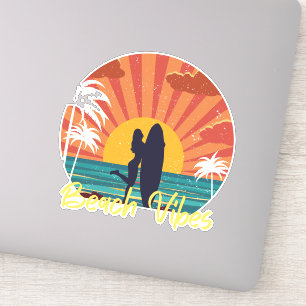 Beach Vibes Aufkleber