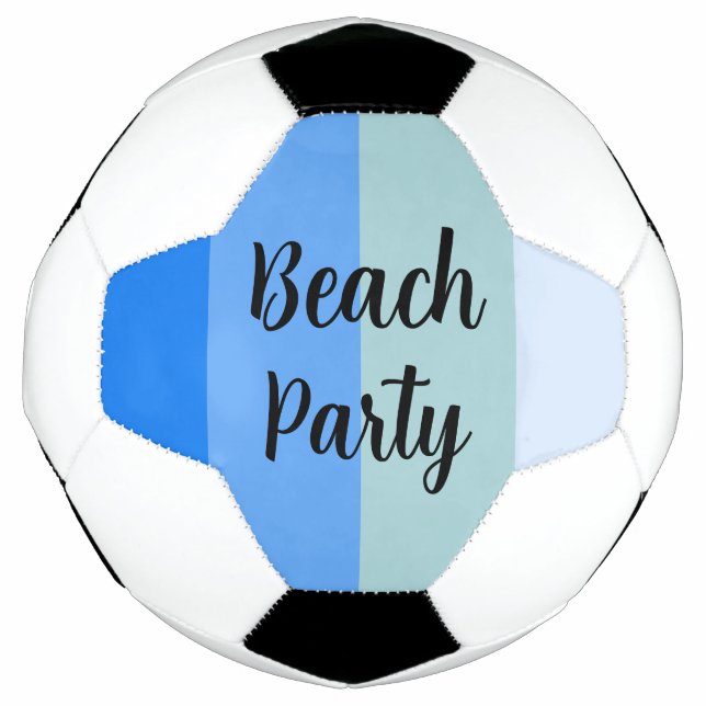 Beach Vibes, Blue Stripes Fußball (Vorderseite)