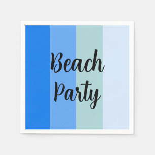 Beach Vibes, Blue Stripes Serviette