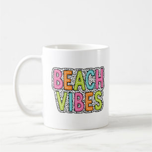 Beach Vibes Dots Kaffeetasse