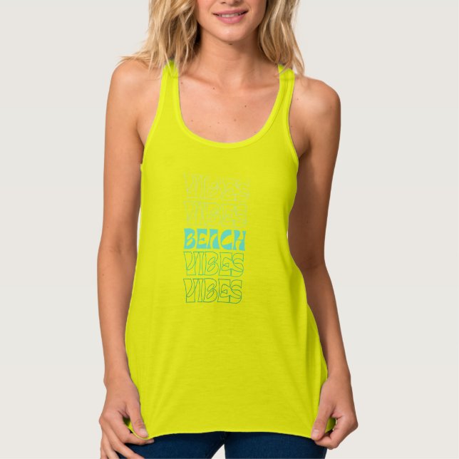Beach Vibes - Familienanpassung Tank Top (Vorderseite)