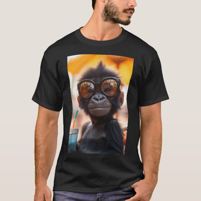 Beach Vibes - Gorilla Edition T-Shirt (Vorderseite)