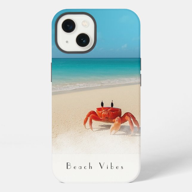 Beach Vibes - iPhone 13 Case 1 Crab Hülle (Rückseite)