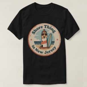 Beach Vibes_ New Jersey Shore Leuchtturm Vintag T-Shirt