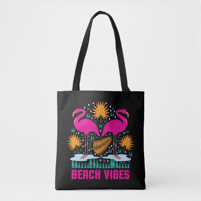Beach Vibes Pink Flamingos-19501 (Vorderseite)