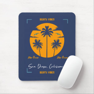 Beach Vibes San Diego Mousepad