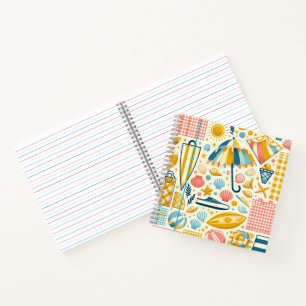 Beach Vibes Spiral Notebook - Küsten Inspiration Notizbuch