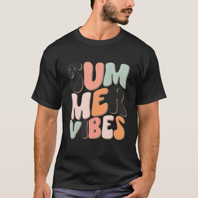 Beach Vibes Spring Break Sommerurlaub für Männer W T-Shirt (Vorderseite)