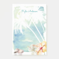 Beach Vibes Tropical Watercolor | PERSONALISIERT