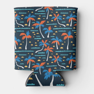 Beach Vibes: Vintage hawaiianische Eleganz. Dosenkühler