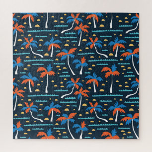 Beach Vibes: Vintage hawaiianische Eleganz. Puzzle