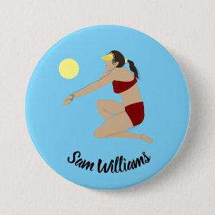 Beach Volleyball Button