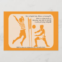Beach Volleyball Einladung