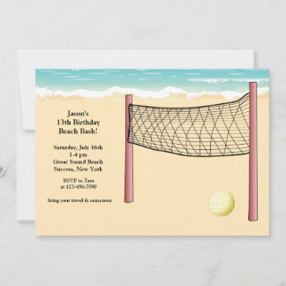 Beach Volleyball Einladung