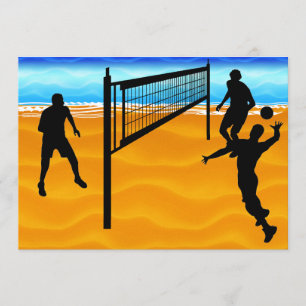 Beach Volleyball Einladung