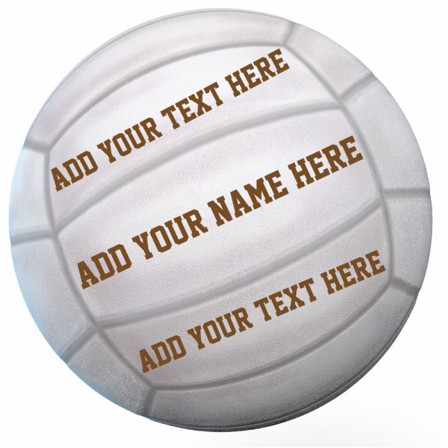 Beach Volleyball Fotoskulptur Ornament (Vorne)