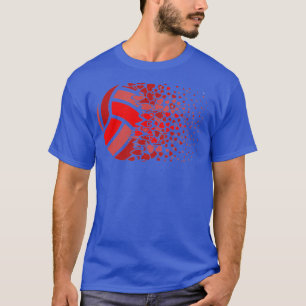 Beach Volleyball Frauen Mädchen Volleyball Herz T-Shirt