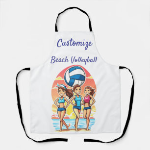 Beach Volleyball Girls Thunder_Cove Schürze