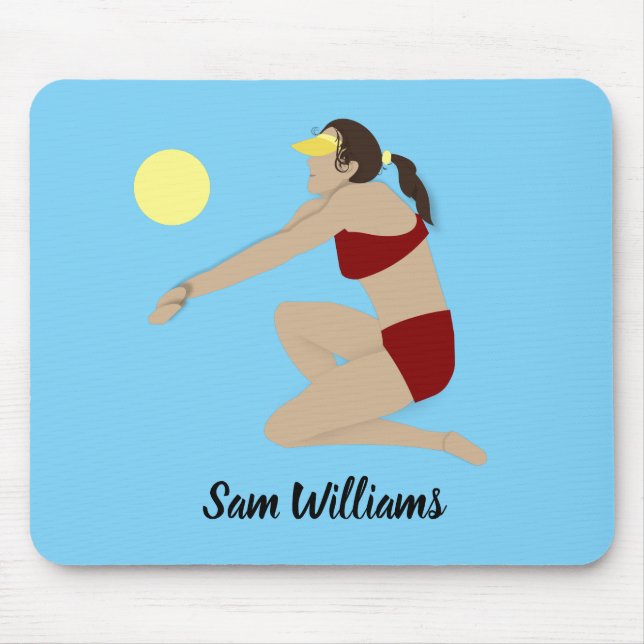 Beach Volleyball Mousepad (Vorne)