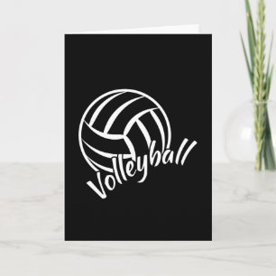 Beach Volleyball Player Volleyball Team Gift Idea Karte
