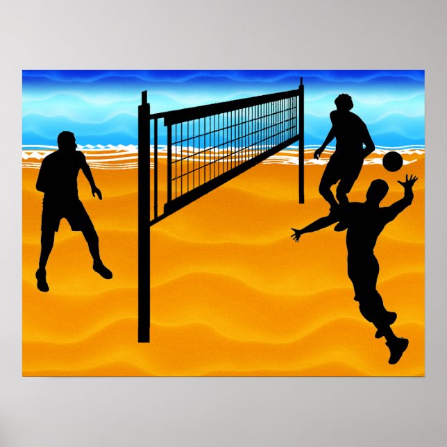Beach Volleyball Poster (Vorne)