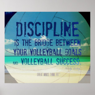 Beach Volleyball Poster 002 für Motivation
