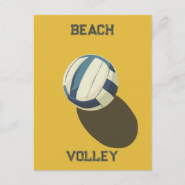 Beach Volleyball Postkarte