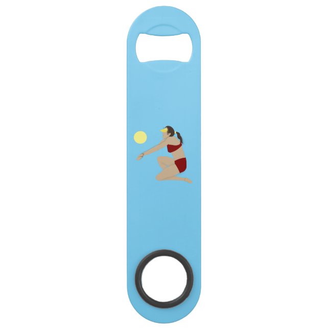Beach Volleyball Speed Flaschenöffner (Vorderseite)