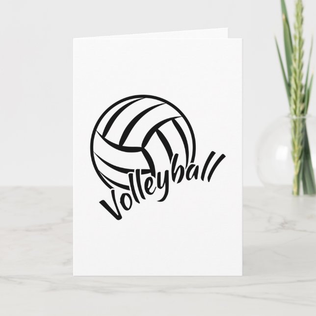 Beach Volleyball Spieler Volleyball Girl-Geschenk Karte (Vorderseite)