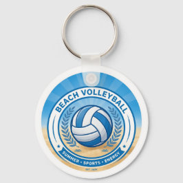 Beach Volleyball Summer Keychain Schlüsselanhänger