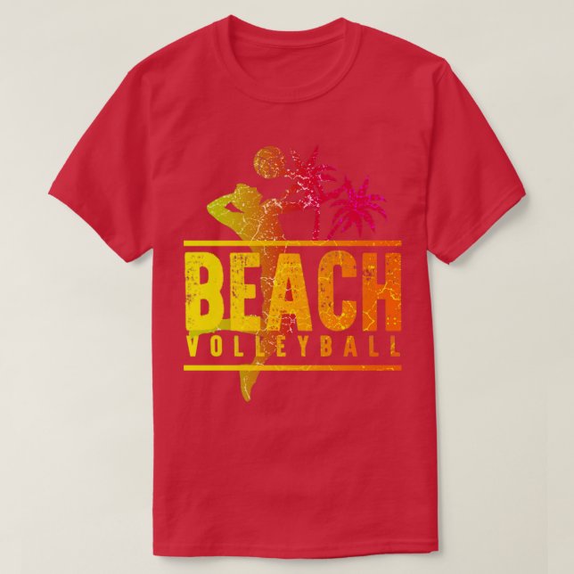 Beach Volleyball T-Shirt (Design vorne)