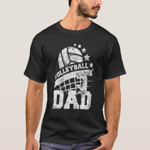 Beach Volleyball Vater Sportplatz Trainer T-Shirt